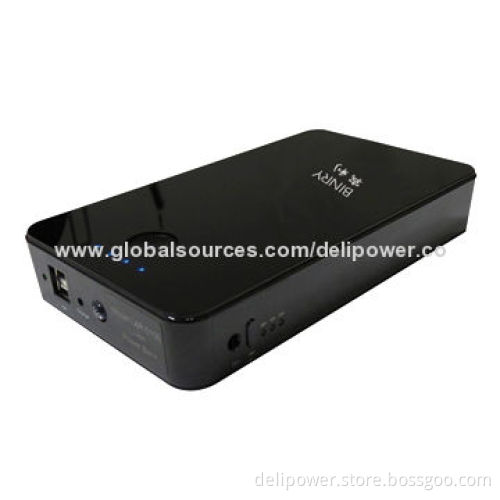 Larger Capacity Power Bank with 2*USB/5V*2, 2*C 12/19/24V DC, Double-USB and DC Output